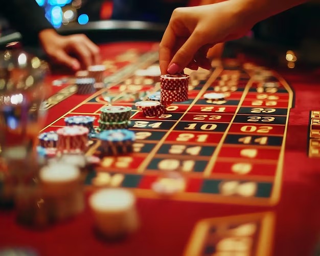 Free Bet Blackjack table with dealer and player cards visible on live stream